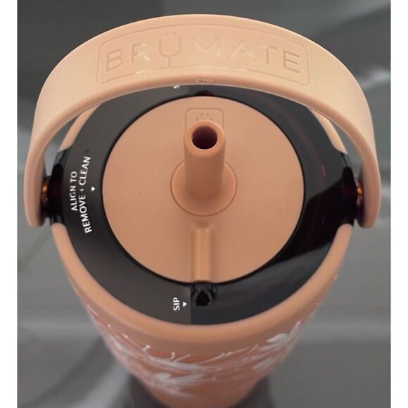 NWT Brumate LIMITED EDITION RESA 35oz Straw Tumbler, SANDSTONE BLOOM - Picture 4 of 7